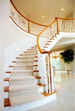 curved staircase