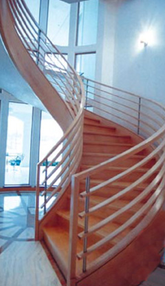 curved stairs