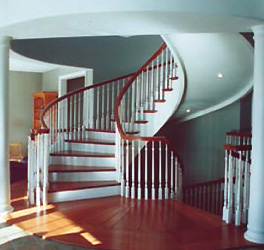 curved stairs