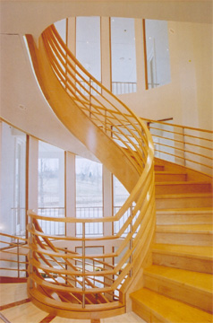 curved staircase