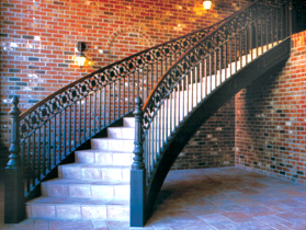 curved stairs